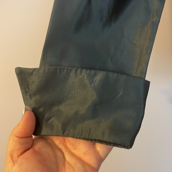 JS Collections Gray Satin Rhinestone Button Blazer Jacket or Blouse size 8 - Picture 7 of 15